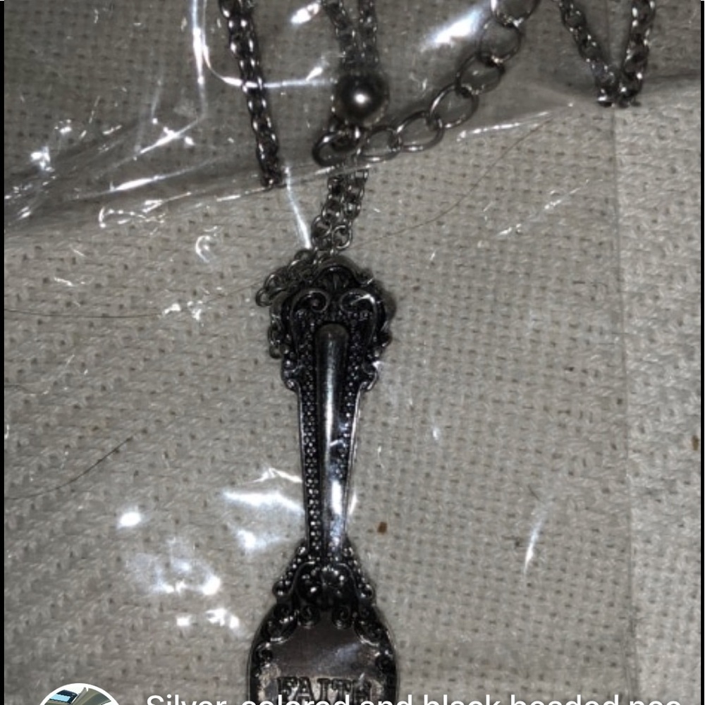 Spoon necklace( faith)